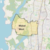 Malad West Map