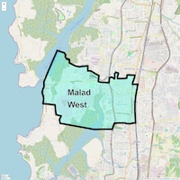 Malad West Map