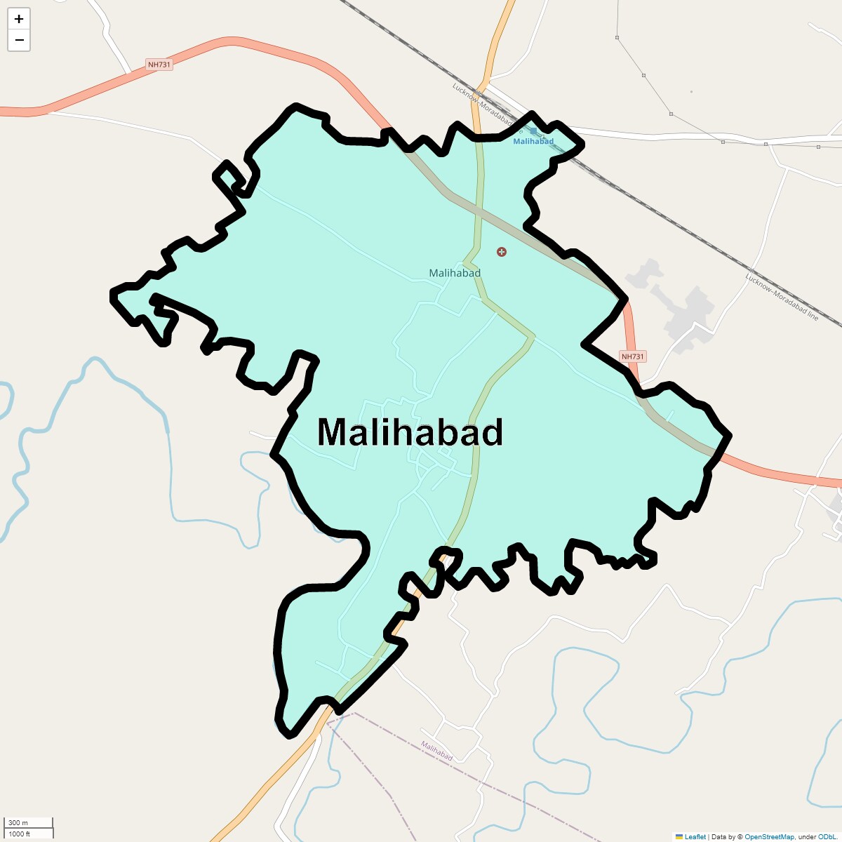 Malihabad Map