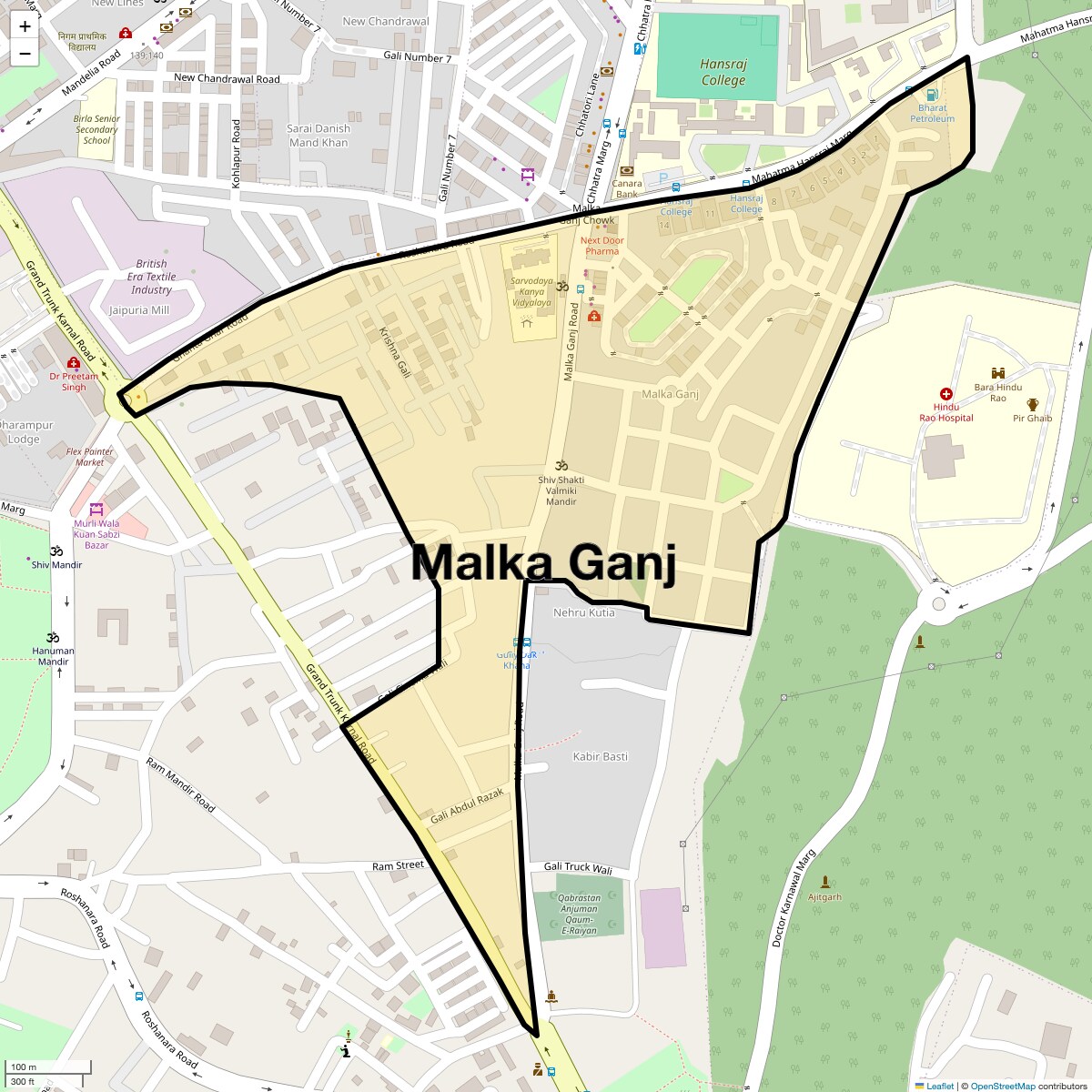 Check Time Travel of Malka Ganj, Delhi