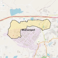Mallampet Map