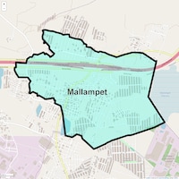 Mallampet Map