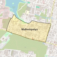 Malleshpalya Map
