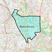 Malleswaram Map