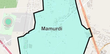 Location Map of Mamurdi, Pune