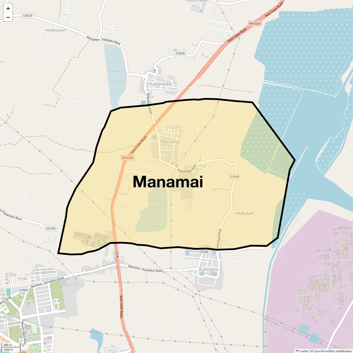 Manamai Map