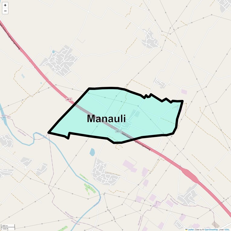 Location Map of Manauli