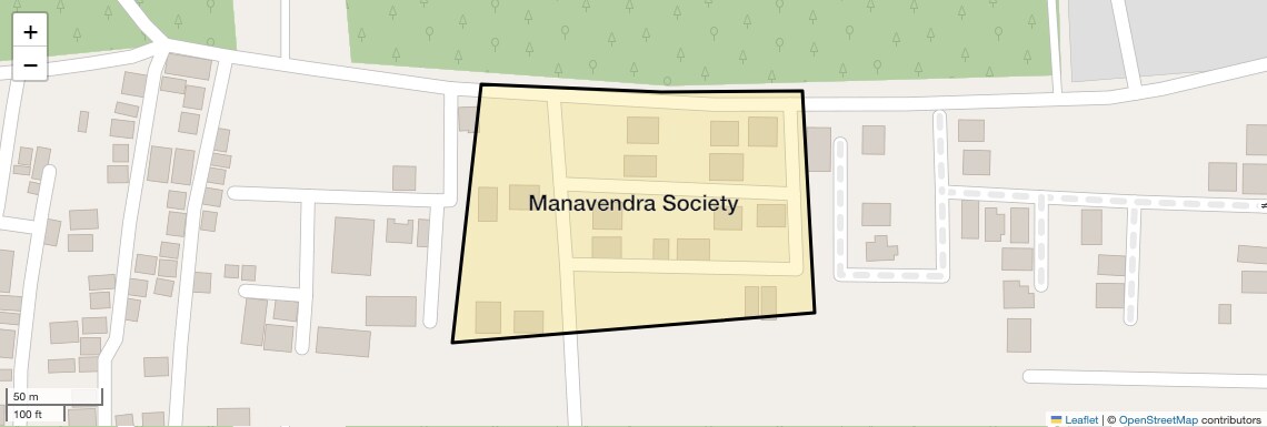 Location Map of Manavendra Society, Pune