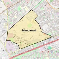 Mandawali Map