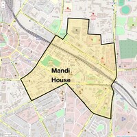 Mandi House Map