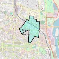 Mandi House Map