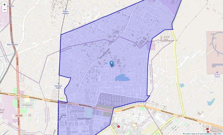 Location Map of Mandoli