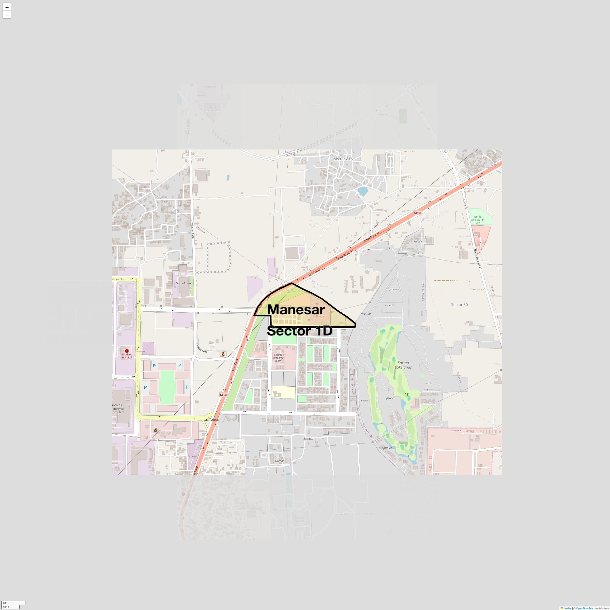 Check Time Travel of Manesar Sector 1D, Gurgaon