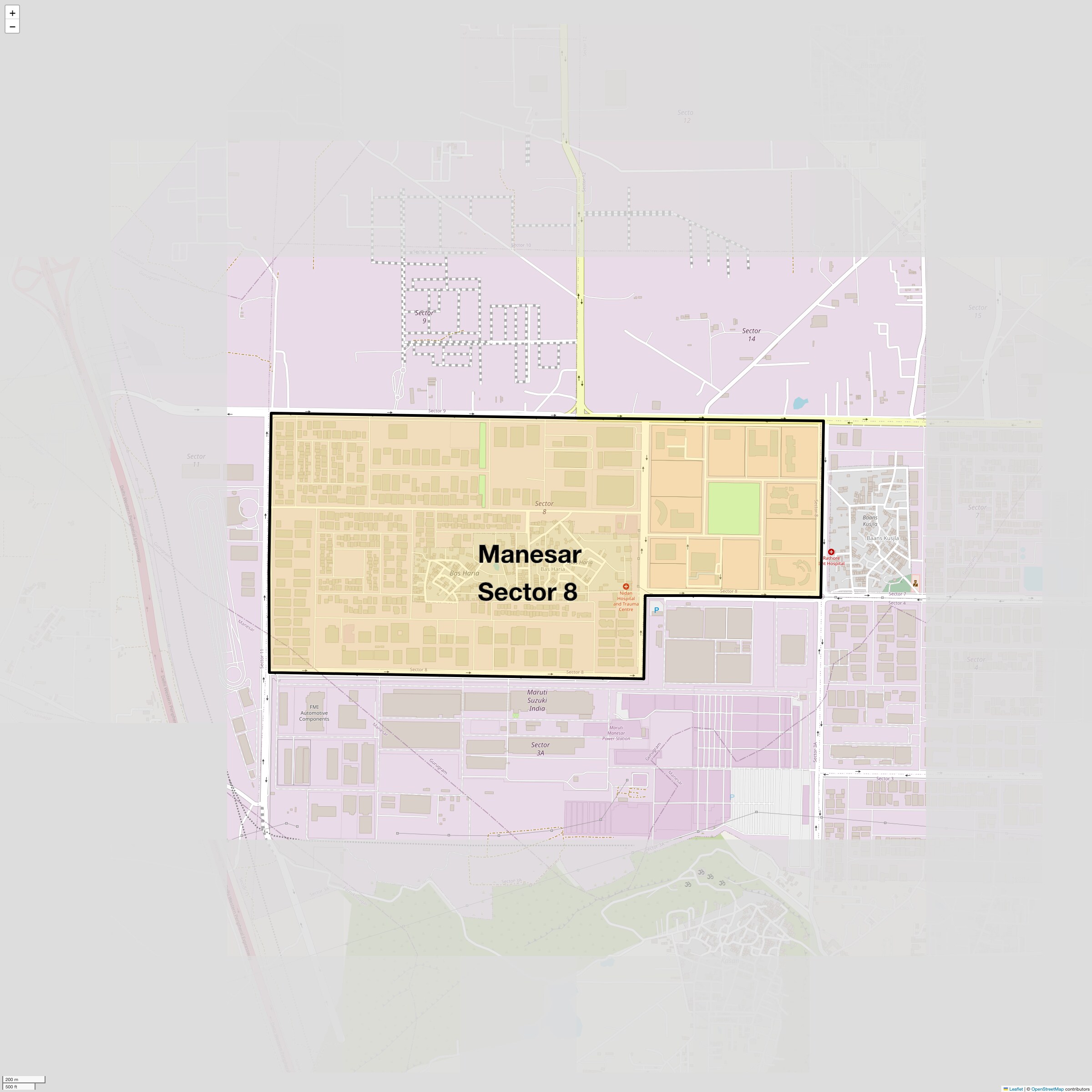 Check Time Travel of Manesar Sector 8, Gurgaon