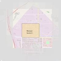 Manesar Sector 9 Map