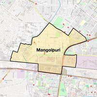 Mangolpuri Map