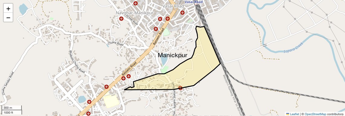 Location Map of Manickpur, Palghar