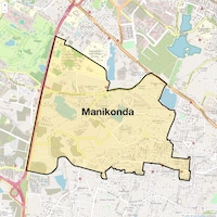 Manikonda Map