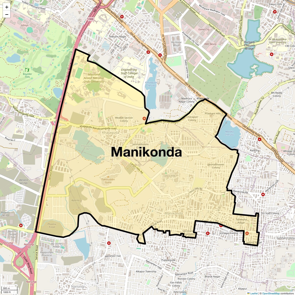 Check Time Travel of Manikonda, Hyderabad