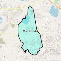 Manikonda Map