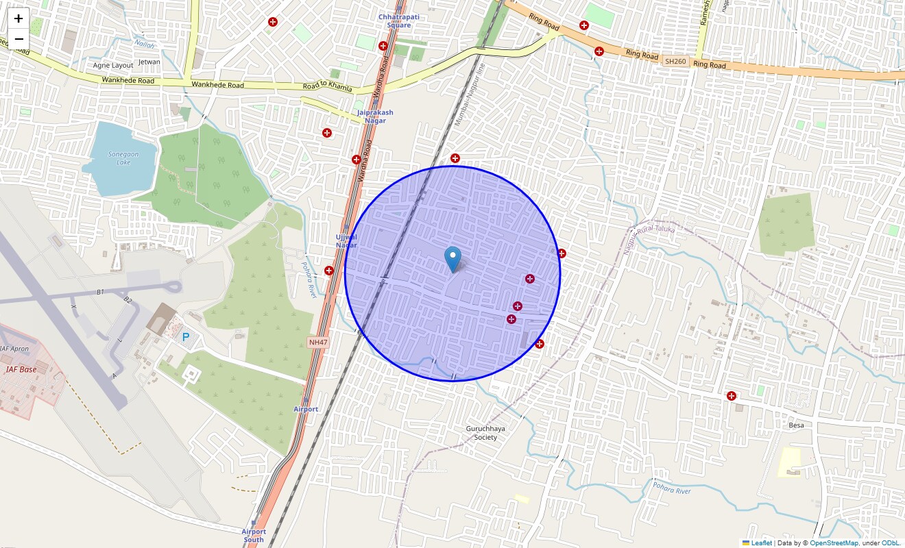 Check Time Travel of Manish Nagar, Nagpur