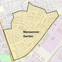 Mansarover Garden Map