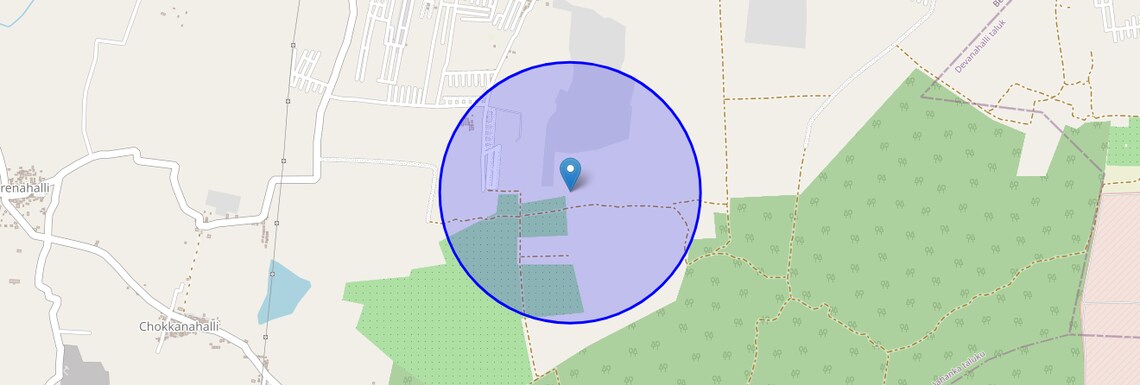 Location Map of Maralakunte, Bangalore