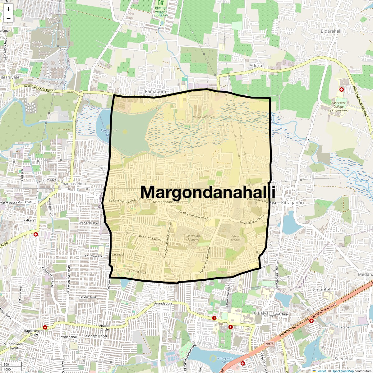 Check Time Travel of Margondanahalli, Bangalore