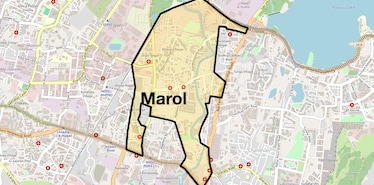 Location Map of Marol, Mumbai