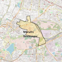 Maruthi Sevanagar Map