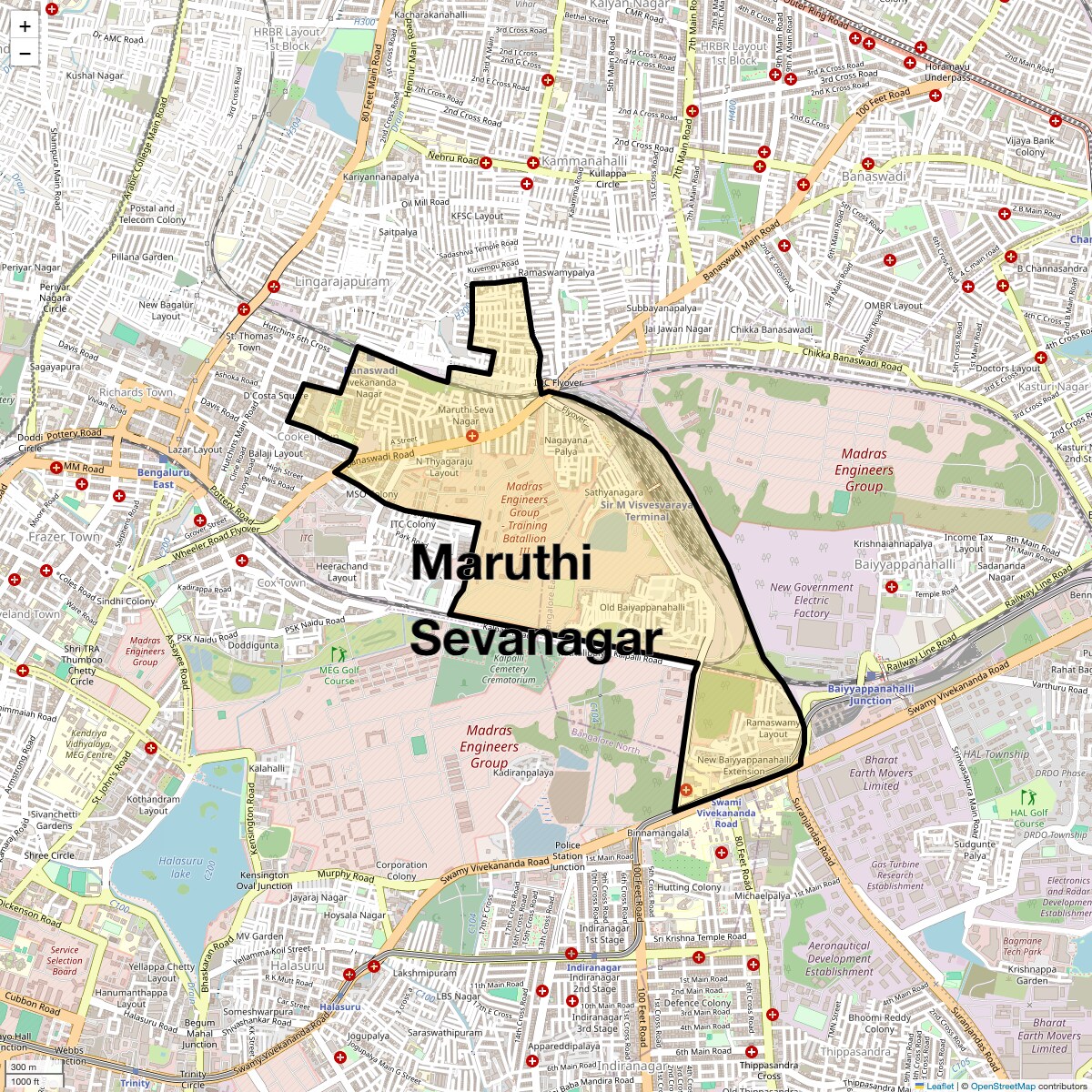 Check Time Travel of Maruthi Sevanagar, Bangalore