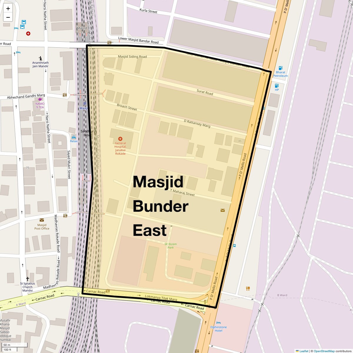 Check Time Travel of Masjid Bunder East, Mumbai