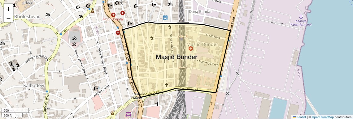 Masjid Bunder Map