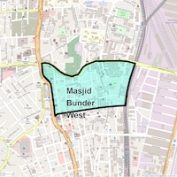 Masjid Bunder West Map