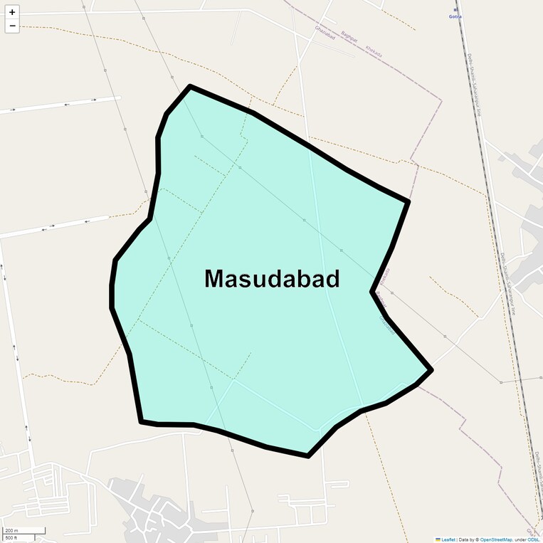 Location Map of Masudabad