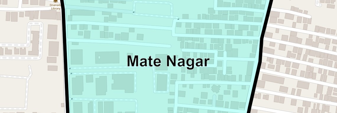 Location Map of Mate Nagar, Pune
