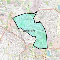 Mathikere Map
