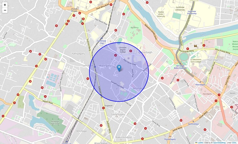 Location Map of Maulviganj