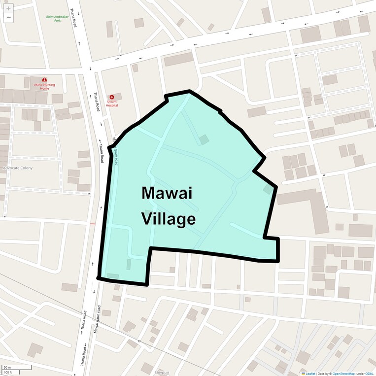Location Map of Mawai Village