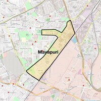 Mayapuri Map