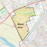 Mayur Vihar Map