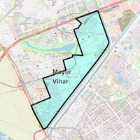 Mayur Vihar Map