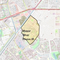 Mayur Vihar Phase Iii Map
