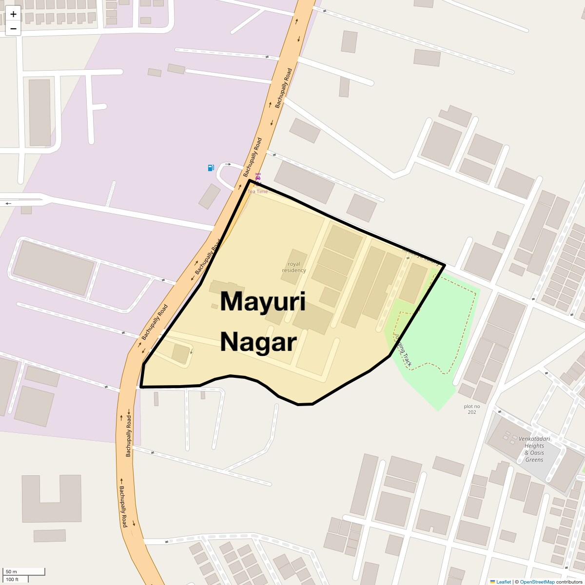 Check Time Travel of Mayuri Nagar, Hyderabad