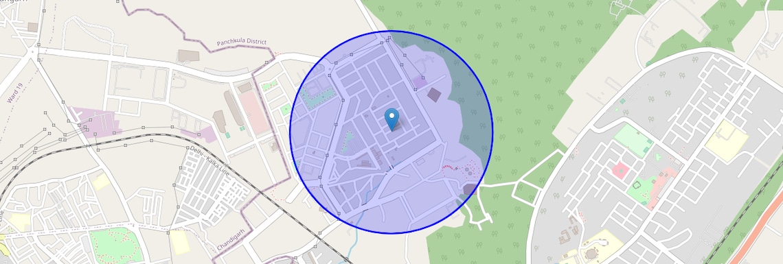 Location Map of Mdc Sector 4, Chandigarh