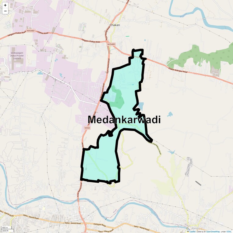 Location Map of Medankarwadi