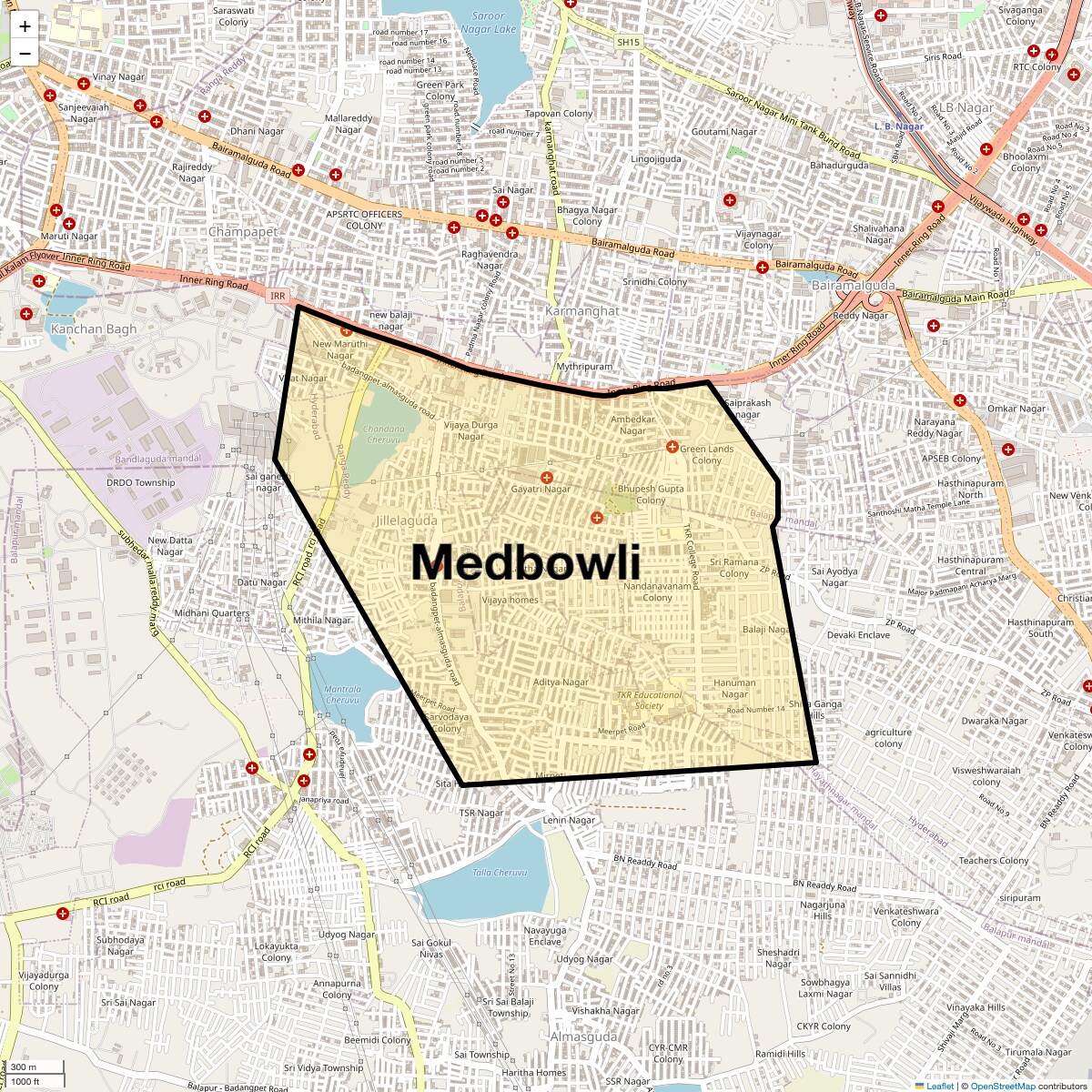 Check Time Travel of Medbowli, Hyderabad