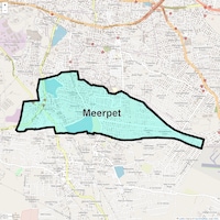 Meerpet Map