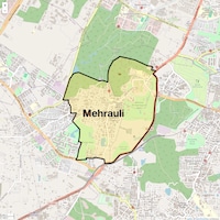 Mehrauli Map