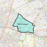 Memnagar Map